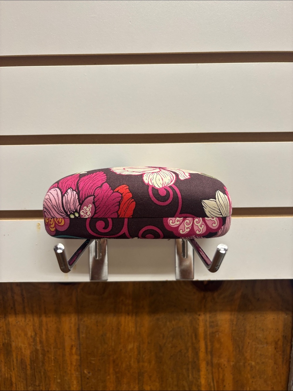 Vera Bradley Pink, Black & White Floral Padded Sun Glass Case